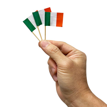 1,440 Count | KingSeal Italian Flag Toothpicks, 2.5 Inch, Ideal for Italian Restaurants, Appetizers, Cocktails, and More - 10 Pa
