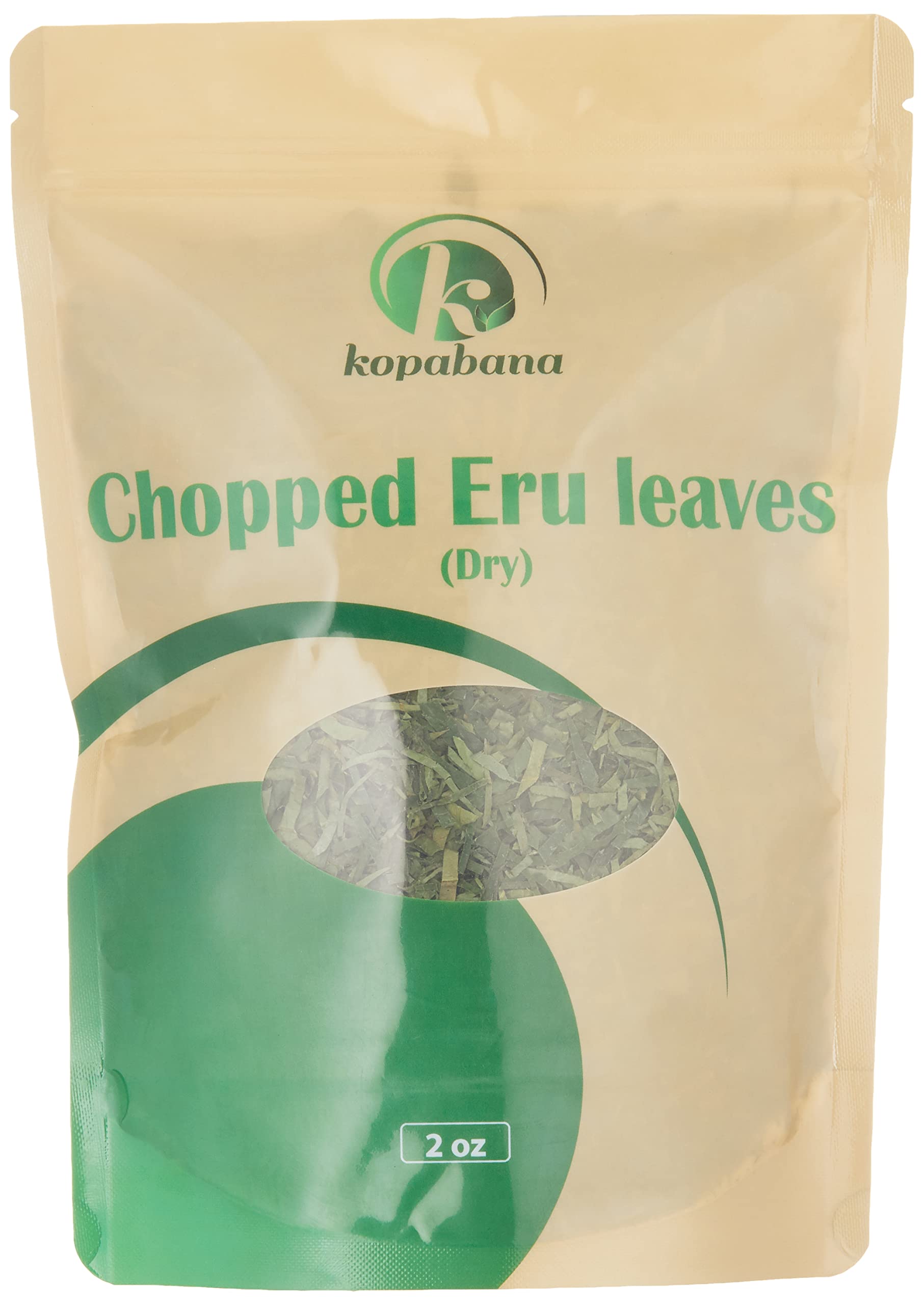 KOPABANA dried Eru leaves | Okok | Afang | fumbwa | Okazi | koko | 2oz