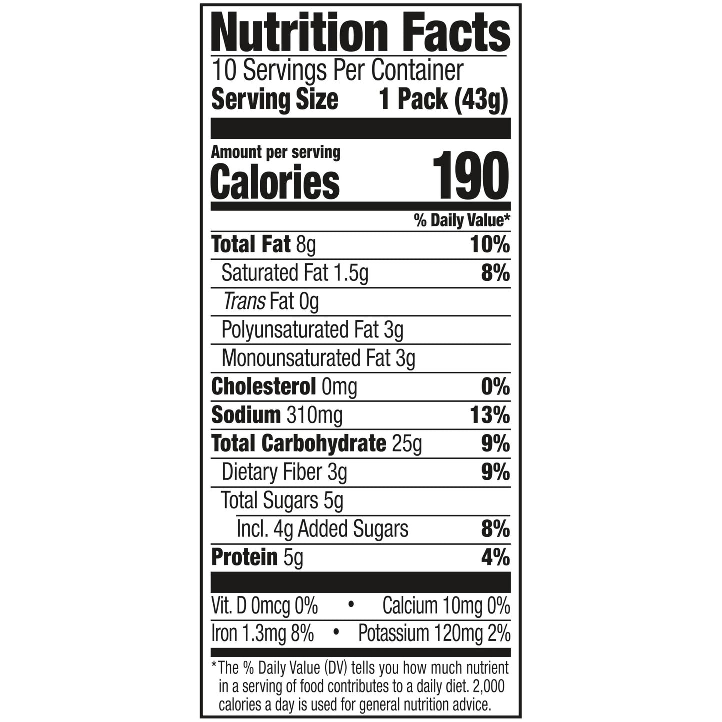 Lance Sandwich Crackers, Made with Whole Grain Crackers, Peanut Butter, 10 Individual Packs