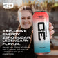 3D Energy Drink - Sugar Free  200mg Caffeine  Pre Workout  Taurine  L-Carnitine  Lightly Carbonated  16oz Cans  12 Pack - Liberty Pop