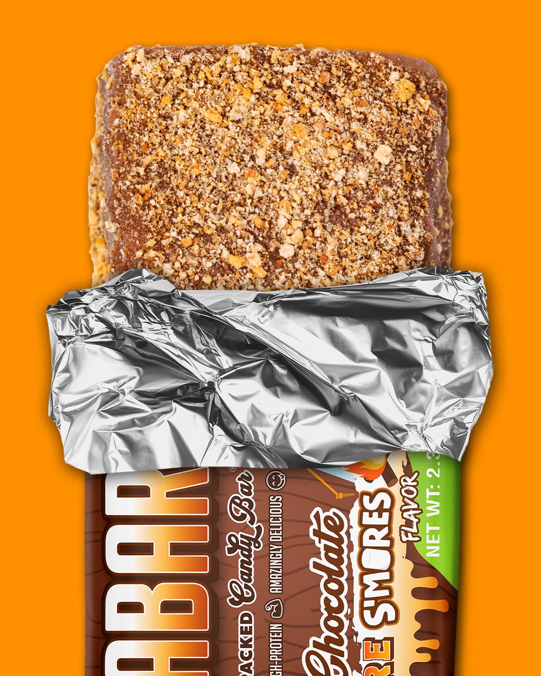 Anabar Protein Bar, The Protein-Packed Candy Bar, Amazing Tasting Protein Bar, No Sugar  S, High Protein, Amazingly Delicious, 20 Grams Of Protein (12 Bars, Milk Chocolate Campfire Smores)