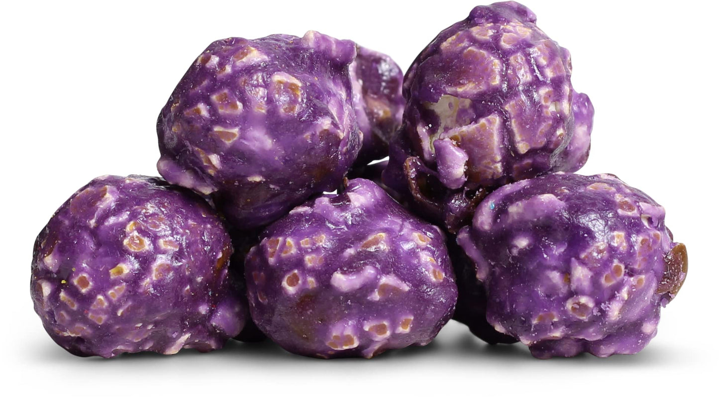 Gourmet Purple Grape Flavored Popcorn By Its Delish 5 Lbs Bulk Bag  Air Popped Pop Corn Snack - Fruity Purple Themed Candy Confe
