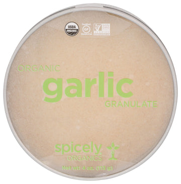 Spicely Organic Garlic Granulates - Tin