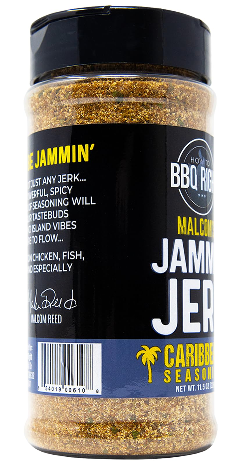 Malcom'S Seasoning Jammin' Jerk | Spicy Blend Of Island Seasing For Bbq, Grill And Everyday Meals | Great On Chicken, Fish, Pork, And Wings | 16 Ounce By Volume (11.5Oz By Net Weight)