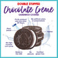 Goodie Girl | Double Stuffed Chocolate Creme Sandwich Cookies | Gluten Free | Plant Based | Dairy Free | Peanut Free | Egg Free