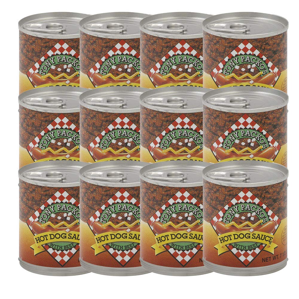 Tony Packo'S Hot Dog Sauce With Beef, 7.5 Ounce (Pack Of 12)