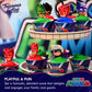 Treasures Gifted Officially Licensed Pj Masks Cupcake Toppers & Wrappers 24Ct - Pj Masks Birthday Party Supplies - Pj Mask Party