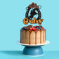 Keaziu 1 Pack Cowboy Cupcake Toppers Riding Horseshoe Cowboy Hats Western Theme Happy Birthday Baby Shower Party Cake Decoration