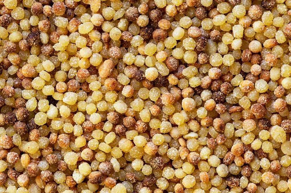 Sanniti Toasted Fregola Sarda Fine Semolina Pasta Fregula Tostata Fina, 17.6 Oz