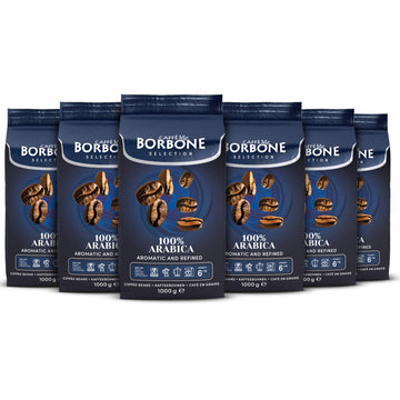 Caff Borbone Whole Bean Coffee, 100% Arabica, Medium Espresso Roast - Freshly Roasted and Packaged in Italy - 2.2 Pound (Pack of
