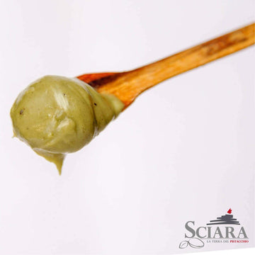Sciara | Italian Spreadable Pistachio Cream | Premium Quality Pistachio from Bronte | Glass Jar 190g (6.7 oz) (Pack of 1)
