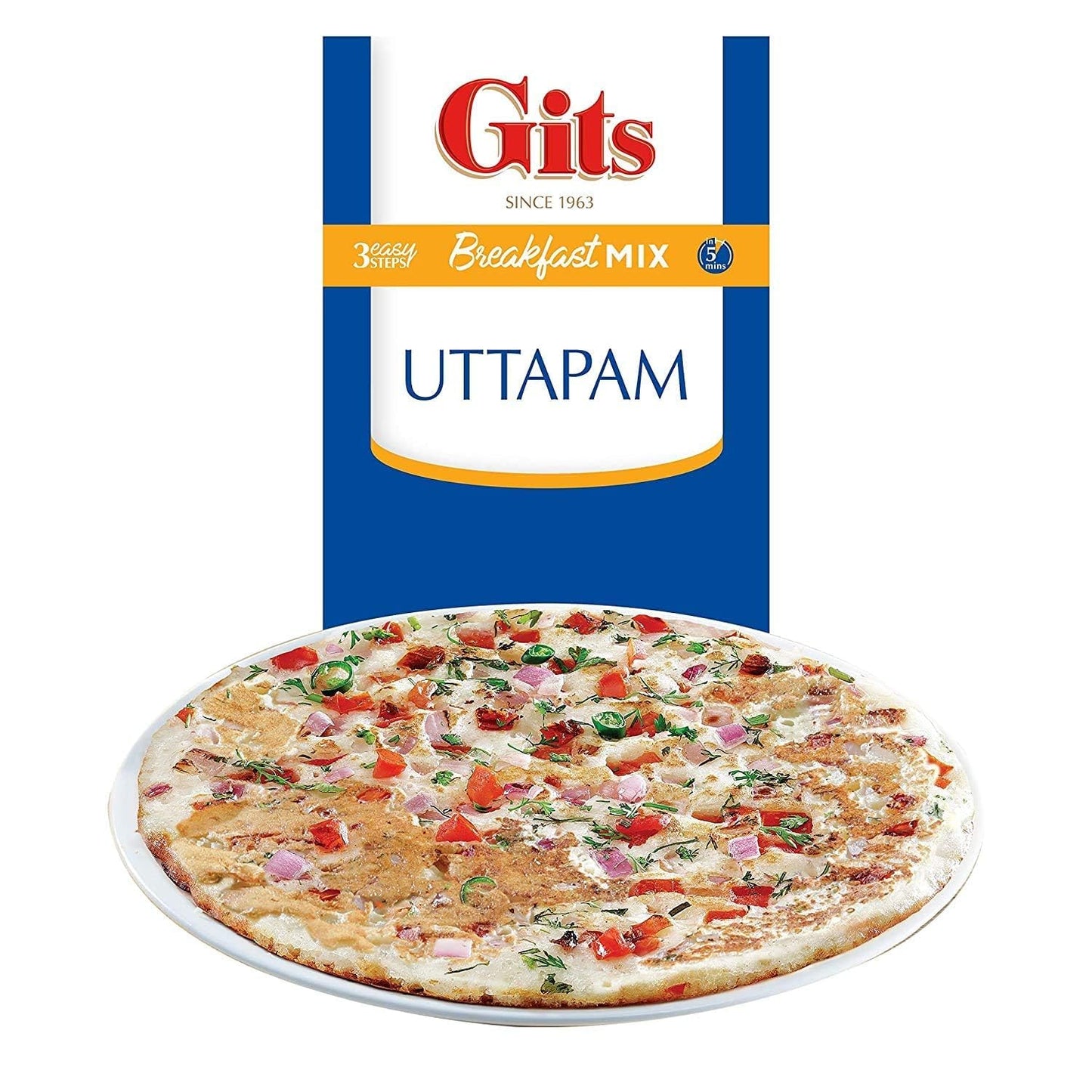 Gits Instant Mix Box - 600Gm (Pack Of 3 X 200Gm) | Ready To Cook Indian Breakfast/Lunch/Dinner/Snack Meal | No Artificial Colors
