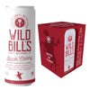 Wild Bills Black Cherry Soda - Craft Soda, Caffeine Free, Vegan, 12 Oz 4 Pack