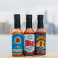 Hot Ones Season 24 Heat Pack, Hot Sauce Pack With Onima (Il Mig+), Black-Eyed Susan (Red Flag), High River Sauces (Peppers Up!),