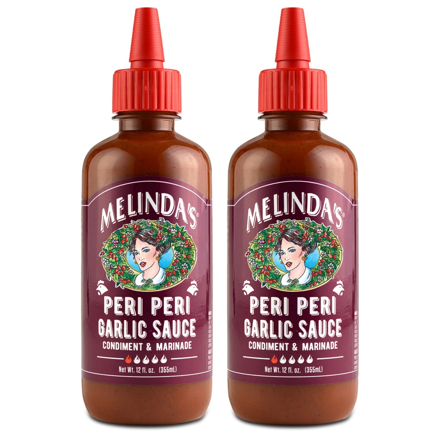 Melinda's - Peri Peri Garlic Sauce - 12oz, 2pck