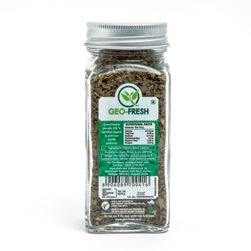 Geo-Fresh Organic Basil, 0.71 oz (20g), Non-GMO, Kosher, 100% Organic, Gluten Free, USDA Certified
