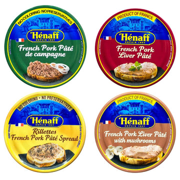 From France Henaff Mix Pates And Rillette 4 Types Of Different Tastes