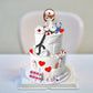 BANBALLON 19PCS Nurse Cake Toppers Medical Cupcake Decorations Resin Red - Model SHXXYI015