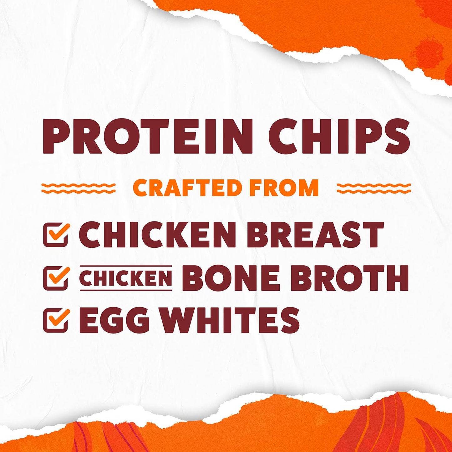 Wilde Buffalo Protein Chips, Thin And Crispy, High Protein, Keto Friendly, Made With Real Ingredients, 1.34Oz Bags (Pack Of 8)