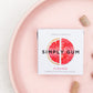 SIMPLY Gum Cleanse (Grapefruit and Prickly Pear), Plastic-Free Natural Chewing Gum, 6 Pack (90 Pieces) | Vegan, Kosher, Non GMO,