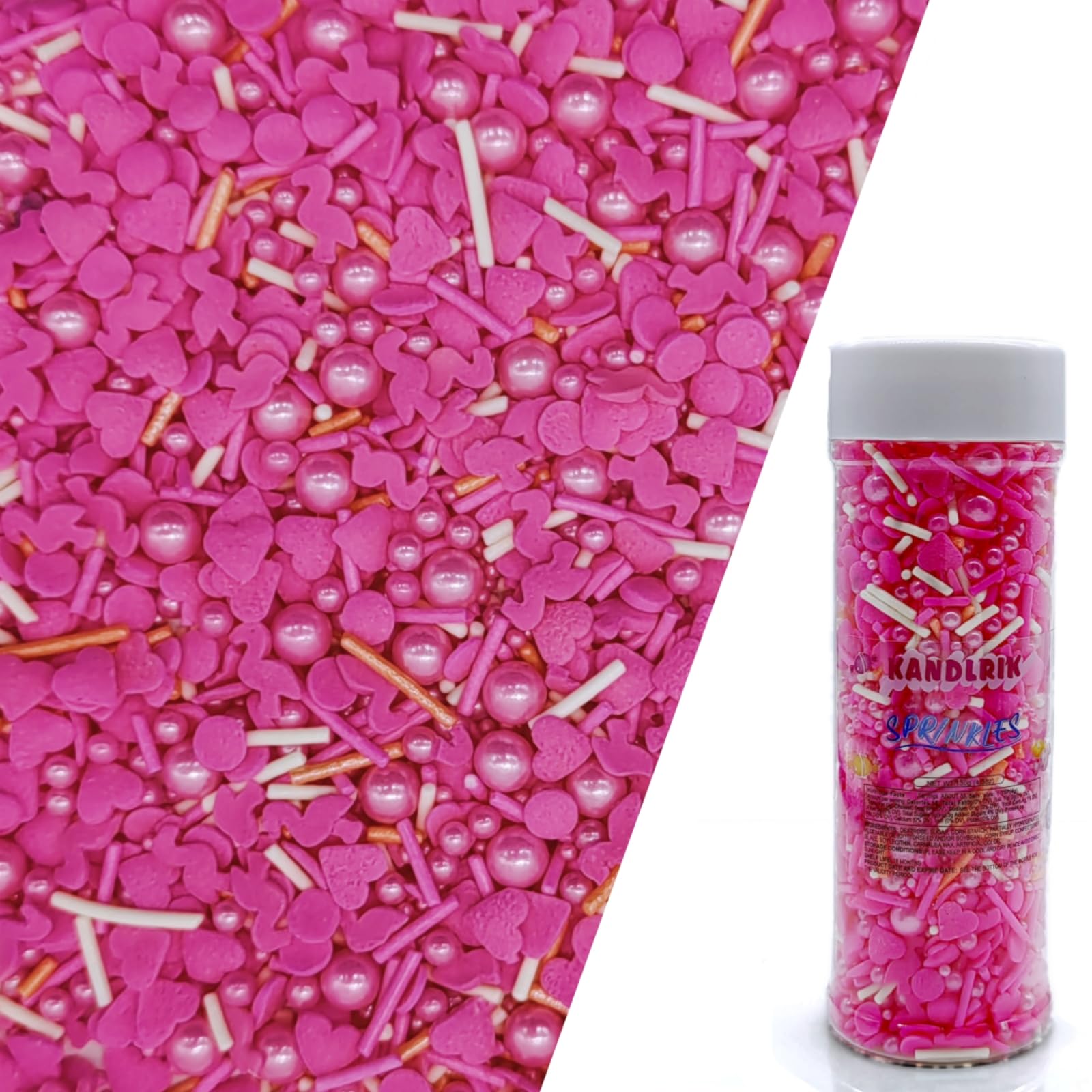 Sprinkles Red Series Cake Decorations Topper Edible Themed Sprinkles For Cake Decorations, Baking, Ice Cream, Cookies, Cupcake T