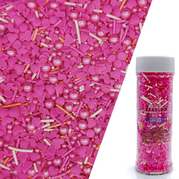 Sprinkles Red Series Cake Decorations Topper Edible Themed Sprinkles For Cake Decorations, Baking, Ice Cream, Cookies, Cupcake T
