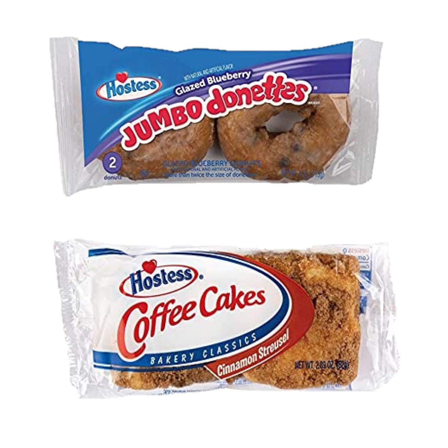 Hostess Variety Pack - Honey Buns, Coffee Cake, Donettes & Danish - 12 Piece Set