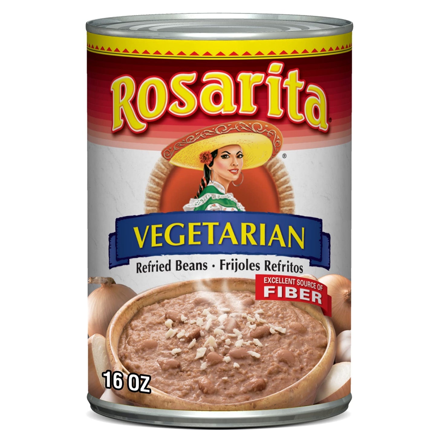 Rosarita Vegetarian Refried Beans, 16 oz