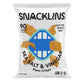 SNACKLINS Plant Based Crisps, Sea Salt & Vinegar, Vegan, Gluten-Free, Low-Calorie, 0.9oz (Pack of 12)