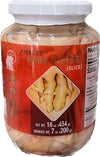 16oz Pickled Baby Ginger in Vinegar Sliced (Gung Mieng), Pack of 1