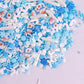 Christmas Sprinkles Holiday Snowflake Sprinkles for Cake Decorating Edible Blue White Sprinkles Snowman Frozen Sprinkle Pearls S