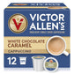 Victor Allens Coffee White Chocolate Caramel Cappuccino Pods, 12 Count, Single Serve for Keurig, Brown