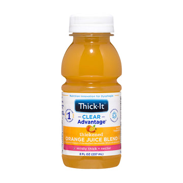 Thick-It Clear Advantage Thickened Orange Juice Blend - Mildly Thick/Nectar, 8 Oz Bottle (Pack Of 24) (B476-L9044)