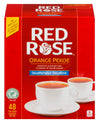 Red Rose Decaffeinated Orange Pekoe Tea 48 Bags 115G {Imported From Canada}