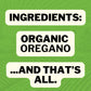 FreshJax Organic Oregano - Gluten-Free, Kosher, 1.09 Ounce Bottle
