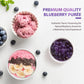 Soeos Blueberry Popping Boba Pearls 6.6 Lb (3000 G), Bursting Boba Pearls For Bubble Tea, Beverages, Shakes, Desserts, Smoothie