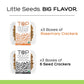 Top Seedz Organic Gluten Free Rosemary & 6 Seed  ers - 5 oz, 6-Pack, Vegan, Plant-Based Protein