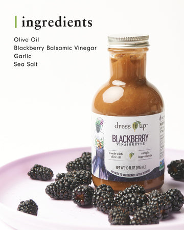 Dress It Up Salad Dressing Blackberry Vinaigrette, 3-Pack, 10 Fl Oz Bottles - Gluten-Free, Vegan, Keto, Paleo Marinade