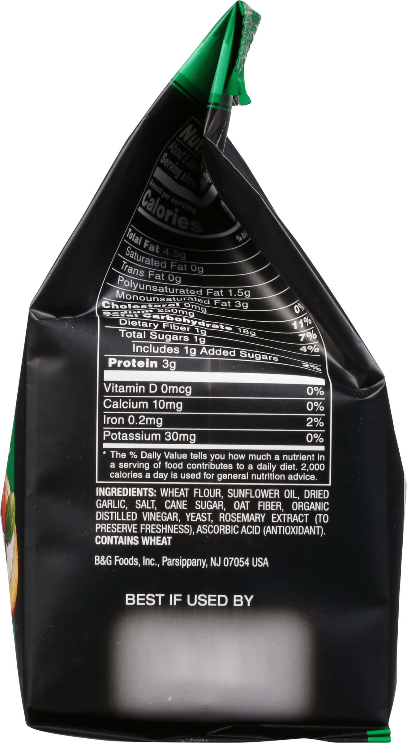 New York Style Bagel Crisps, Garlic, 6 Ounce