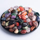 Sigmntun Polished Stone Set - 72 Pcs Handpicked Natural Tumbled Stones And Crystals Bulk For Healing, Reiki, Meditation, Witchcr