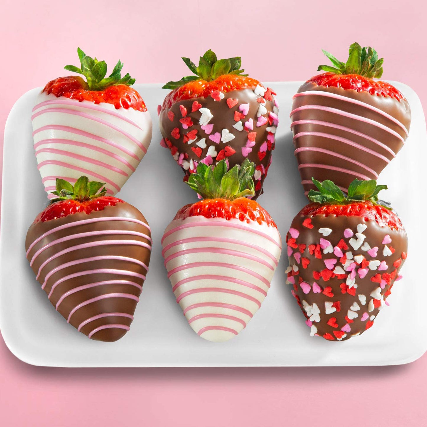 A Gift Inside Dipped Strawberries - 6 Count Chocolate Berries