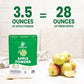 Jungle Powders Freeze Dried Apple Powder 3.5 Ounce Bag For Baking Apple Pectin Powder Unsweetened Whole Apple Extract Fruit Peel