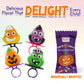 Halloween Candy Ring Pops - 18 Individually Wrapped Suckers Bulk Variety Pack - Trick or Treat Candy - Halloween Party Favors