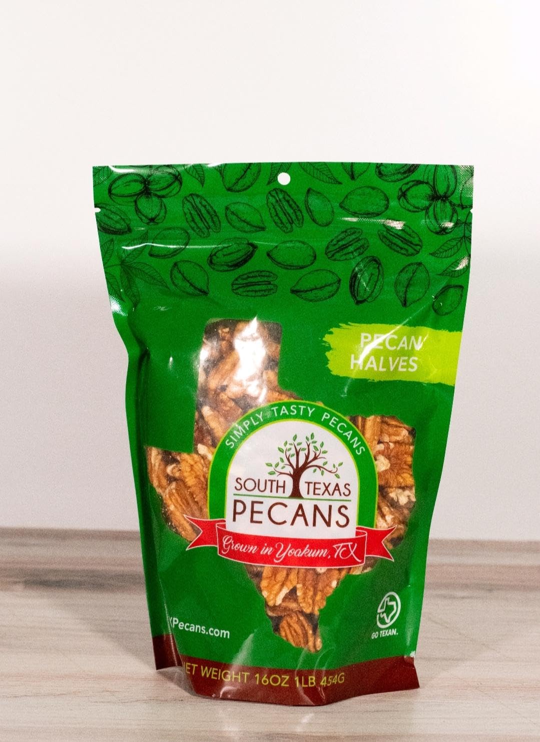 Texas Shelled Pecan Halves - 1 Pound
