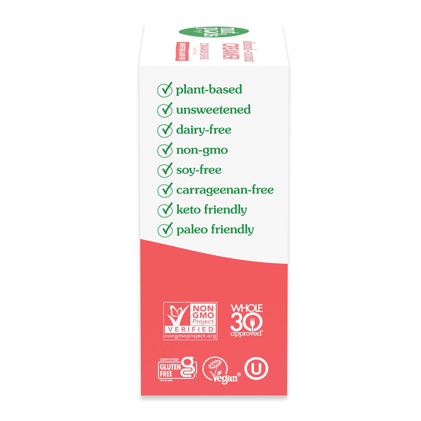 Nutpods Cinnamon Swirl Coffee Creamer - Unsweetened Non Dairy Creamer Made From Almonds And Coconuts - Keto Creamer, Whole30, Gl