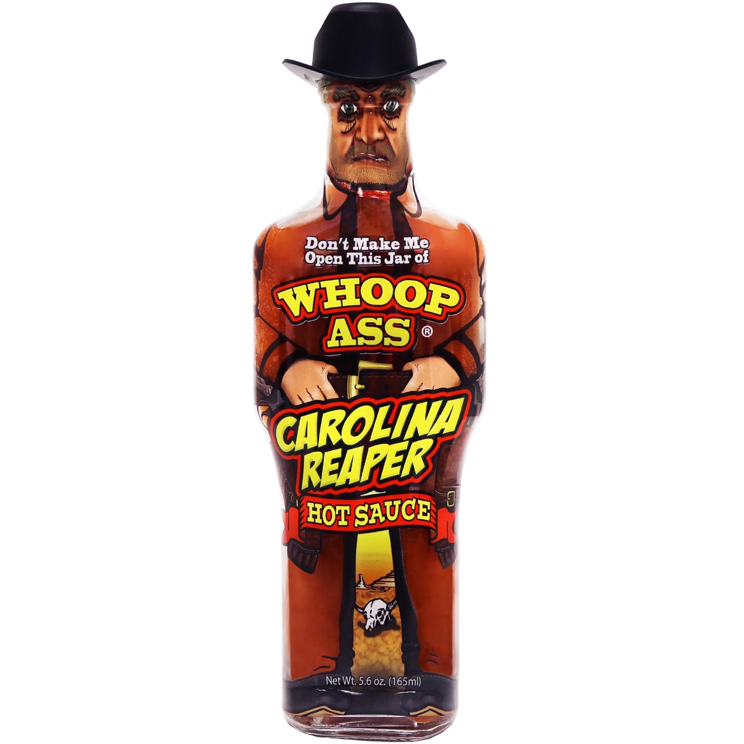 WHOOP ASS Carolina Reaper Hot Sauce - 5.6 Ounce - Gourmet Gift for Hot Sauce Lovers