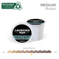 Laughing Man Dukale'S Blend Keurig Recyclable K-Cup Coffee Pods, Single-Serve Fair Trade Medium Roast Arabica Coffee For Use With Keurig Coffee Makers, 88 Count (4 Packs Of 22)