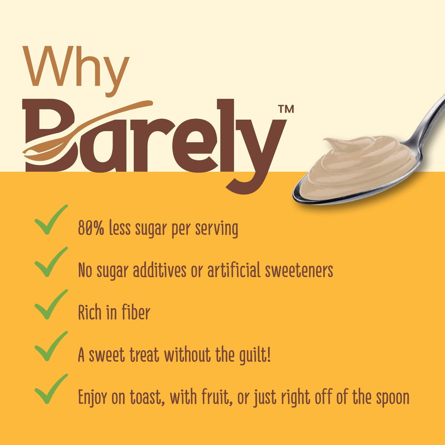 Barely Sweet Mediterranean Sesame Spread, Keto Friendly, Low Sugar, 3.2g Cane Sugar per Serving, Pack of 6