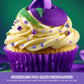 Kasvan Edible Pearl Sugar Sprinkles, Purple Sprinkles For Cake Decorating, 230G/8.1Oz, Ice Cream Toppings And Cookie Decorating,
