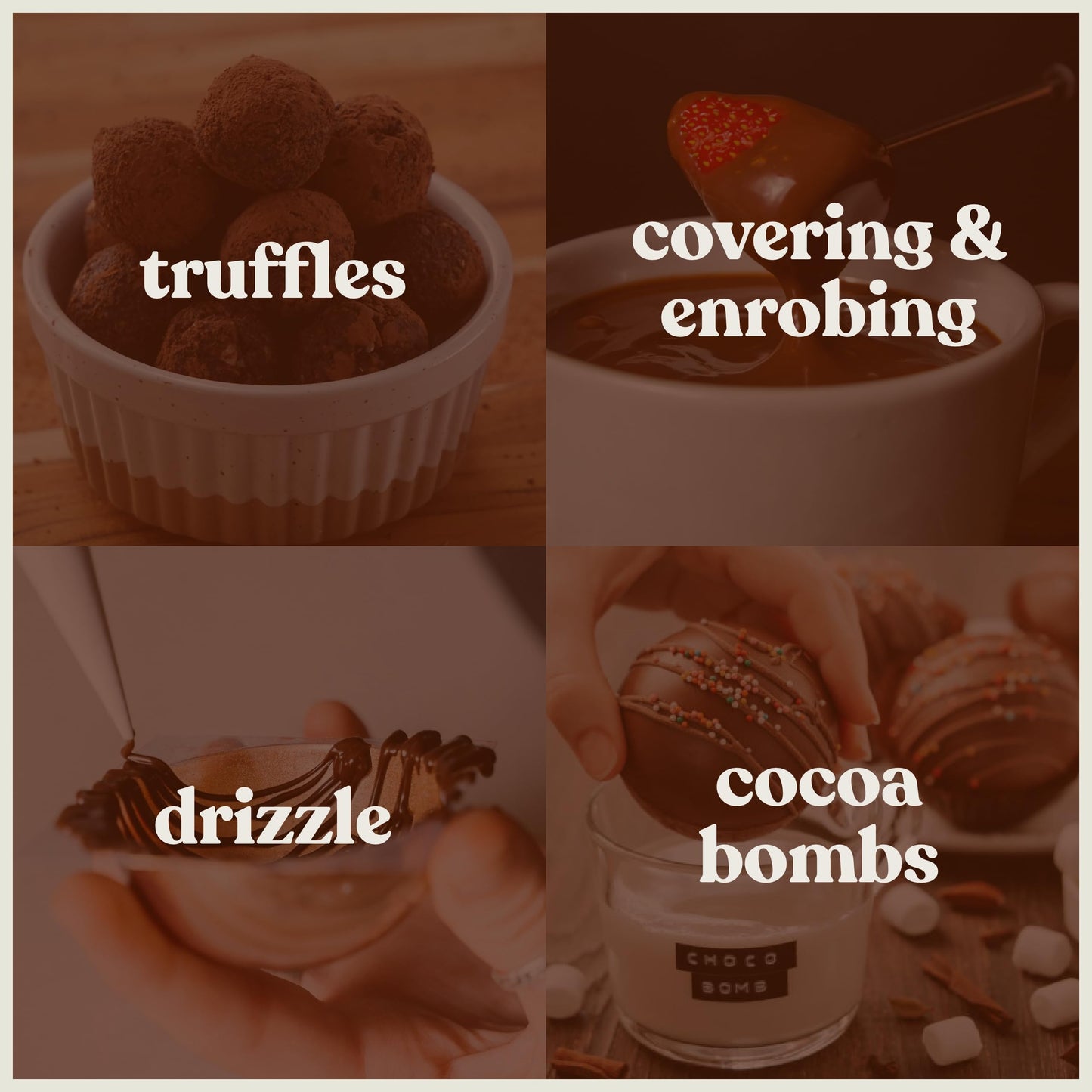 Merckens Milk Melting Chocolate - 1 Pound of enhanced Quality Milk Candy Melts to make Dubai Chocolate Bar  Cake Pops  Cocoa  s  & Homemade Desserts